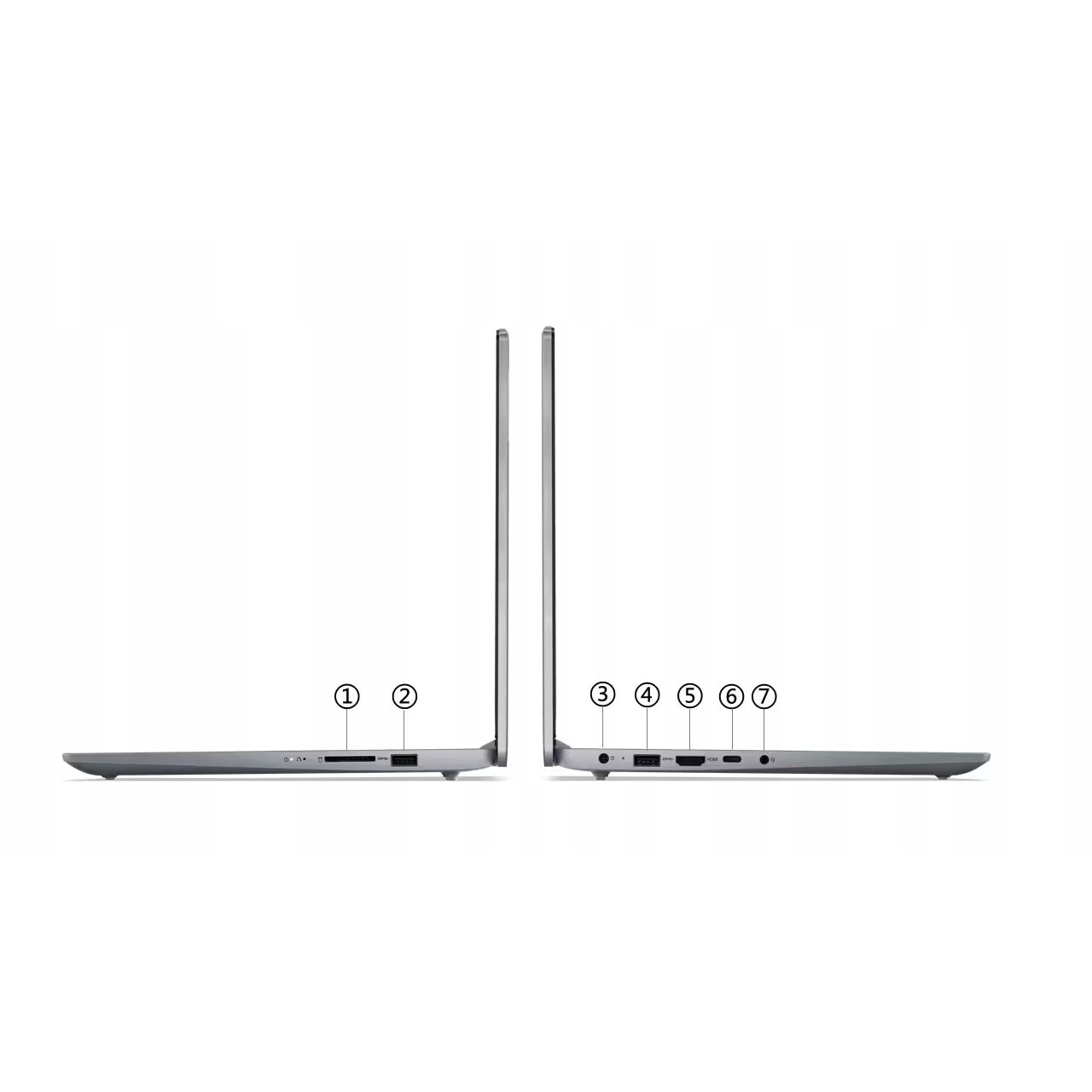 Laptop Lenovo IdeaPad Slim 3, i5-12450H, 16GB RAM, 512GB SSD, 14" FHD IPS, Gri, cu Pendrive 4GB inclus