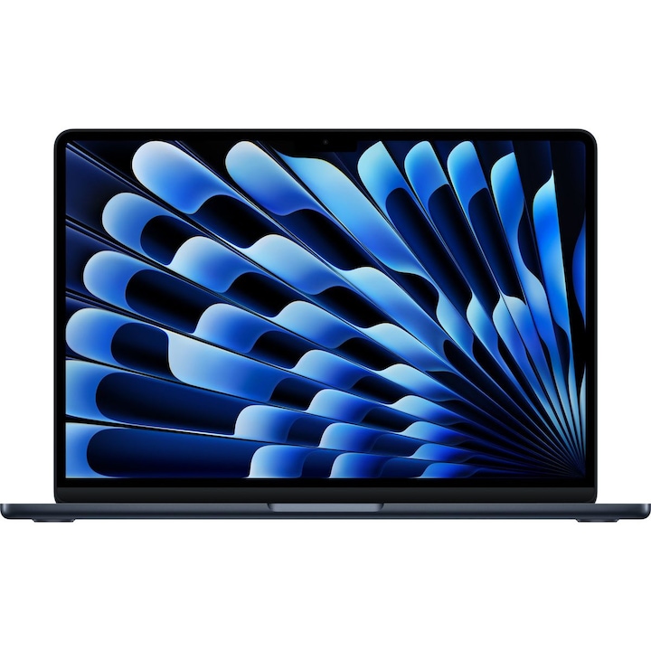 Laptop Apple MacBook Air 15 2026, 15.3 inch 2880 x 1864, Apple M5 10-core 10 C, 16 GB RAM, 512 GB SSD, Apple 10-core integrat, macOS, Tastatura International, Albastru/Navy