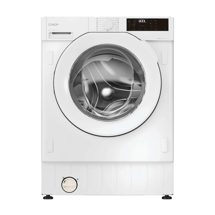 Masina de spalat rufeincorporabila Candy BC448M4D8J-S, 8 kg, clasa A, 1400 rpm, Motor Inverter, WiFi/hOn app, Mix Power Systems