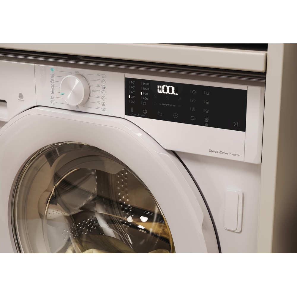 Masina de spalat rufeincorporabila Candy BC448M4D8J-S, 8 kg, clasa A, 1400 rpm, Motor Inverter, WiFi/hOn app, Mix Power Systems
