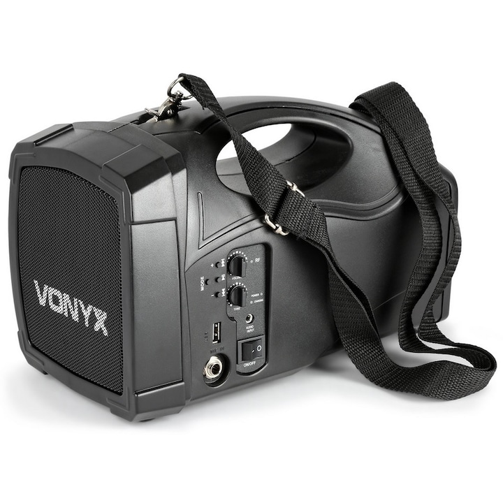 Sistem wireless portabil PA Vonyx ST012, microfon Body Check, SMT, USB, BT, MP3