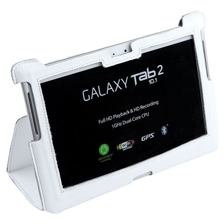 Husa Book cover Samsung KOM0428 pentru Samsung Galaxy Tab2 P5100 10.1" Alb