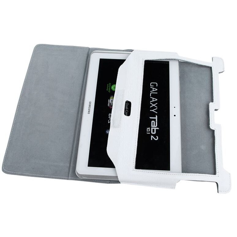 Husa Book cover Samsung KOM0428 pentru Samsung Galaxy Tab2 P5100 10.1" Alb