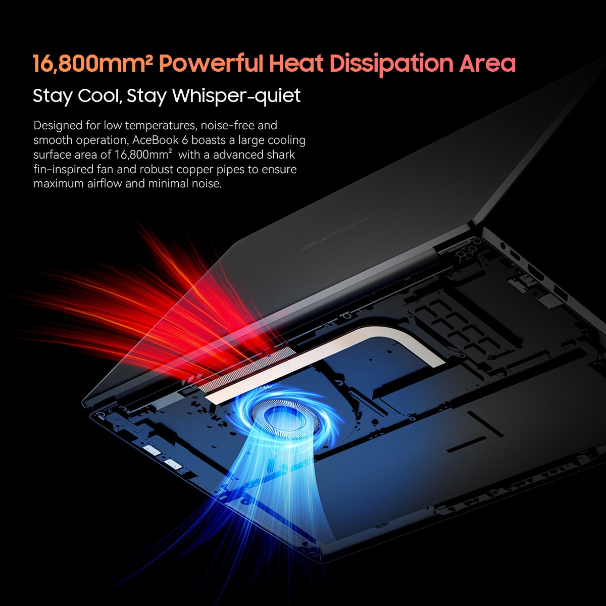 Blackview Laptop Blackview ACEBOOK 6, Laptop-uri pentru studenti de afaceri, Quad-Core N150(3.6GHz, Beat N5095 / N100), 15.6" FHD+ IPS, 16 GB, 512 GB, 100W Type-C incarcare rapida, 4K HDMI, Gris