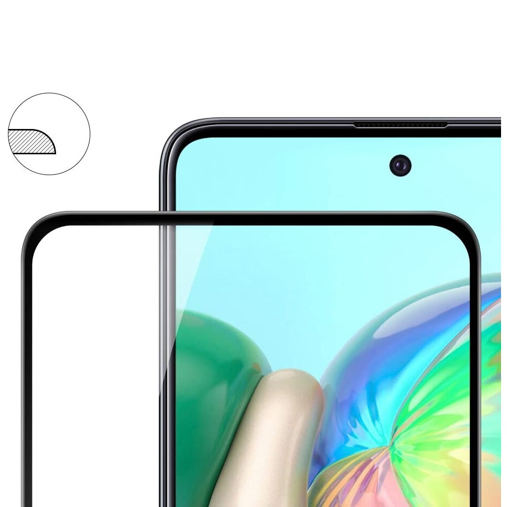 Folie protectie din sticla compatibila cu Samsung A21, full cover, full glue, lipici pe tot ecranul, 9H, case friendly