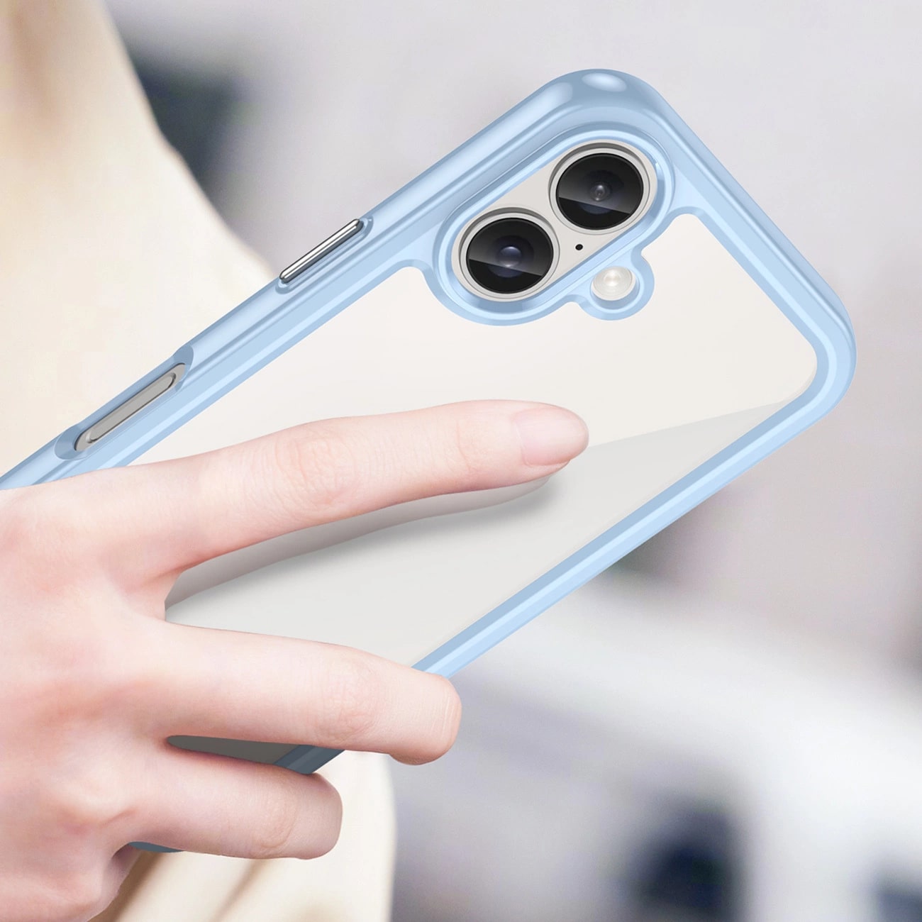 Carcasa Outer Space compatibila cu iPhone 16 Plus Blue