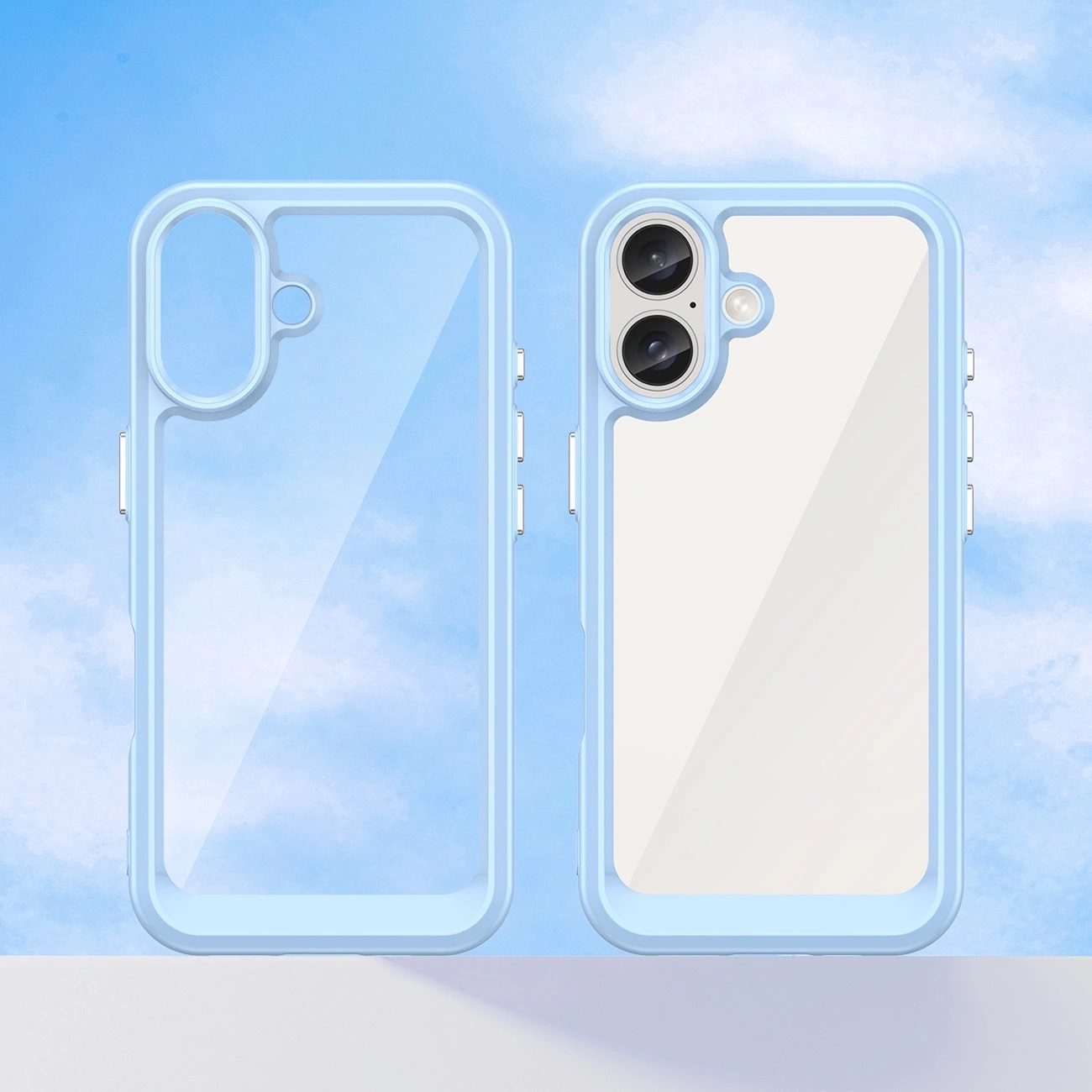 Carcasa Outer Space compatibila cu iPhone 16 Plus Blue