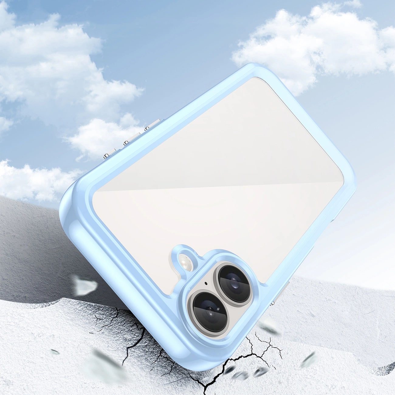 Carcasa Outer Space compatibila cu iPhone 16 Plus Blue