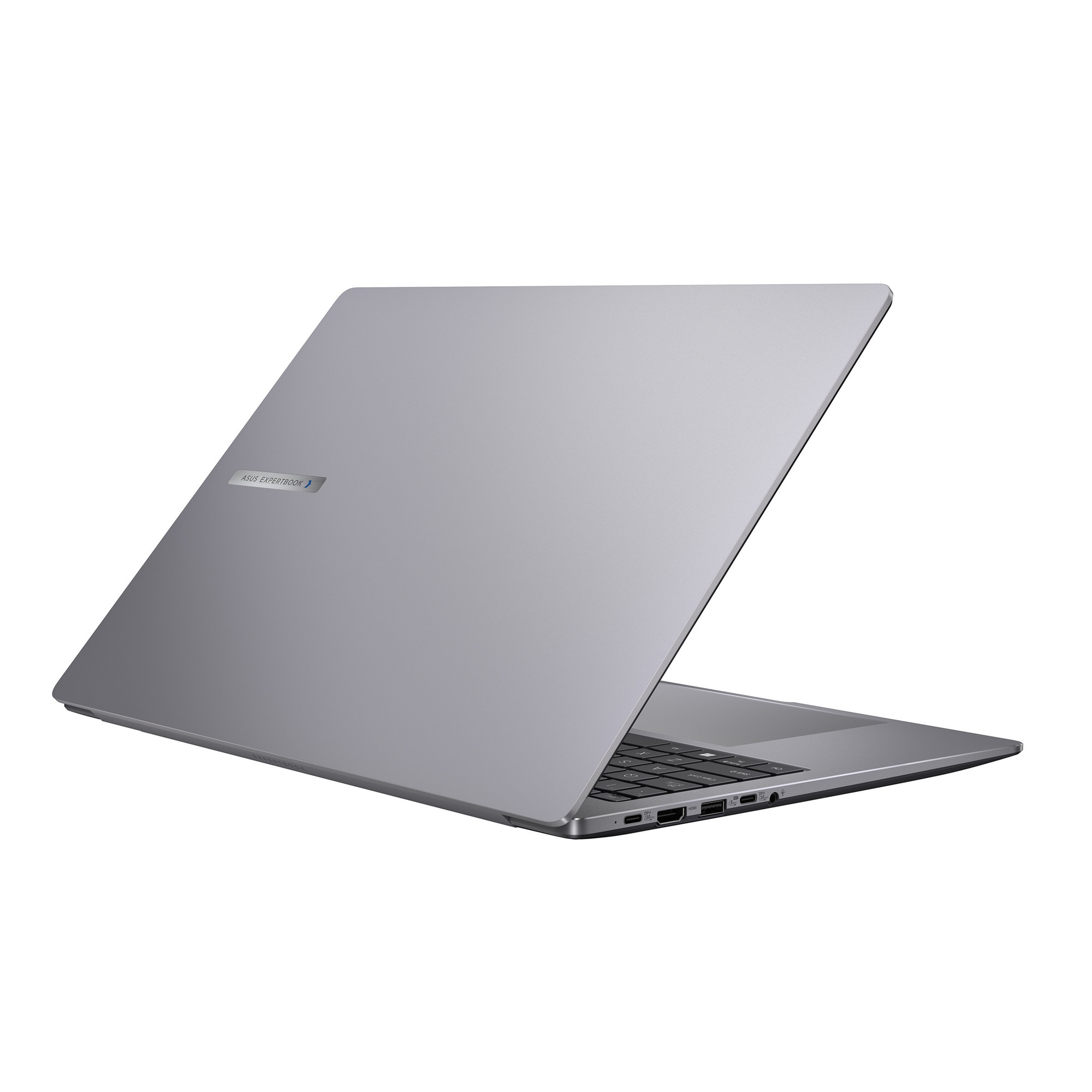 Laptop ASUS ExpertBook P3 PM3606CKA cu procesor AMD Ryzen™AI 5 330 pana la 4.5GHz, 16'', WUXGA, 16GB DDR5 RAM, 512GB SSD, AMD Radeon™ Graphics, Windows 11 Pro, Misty Grey