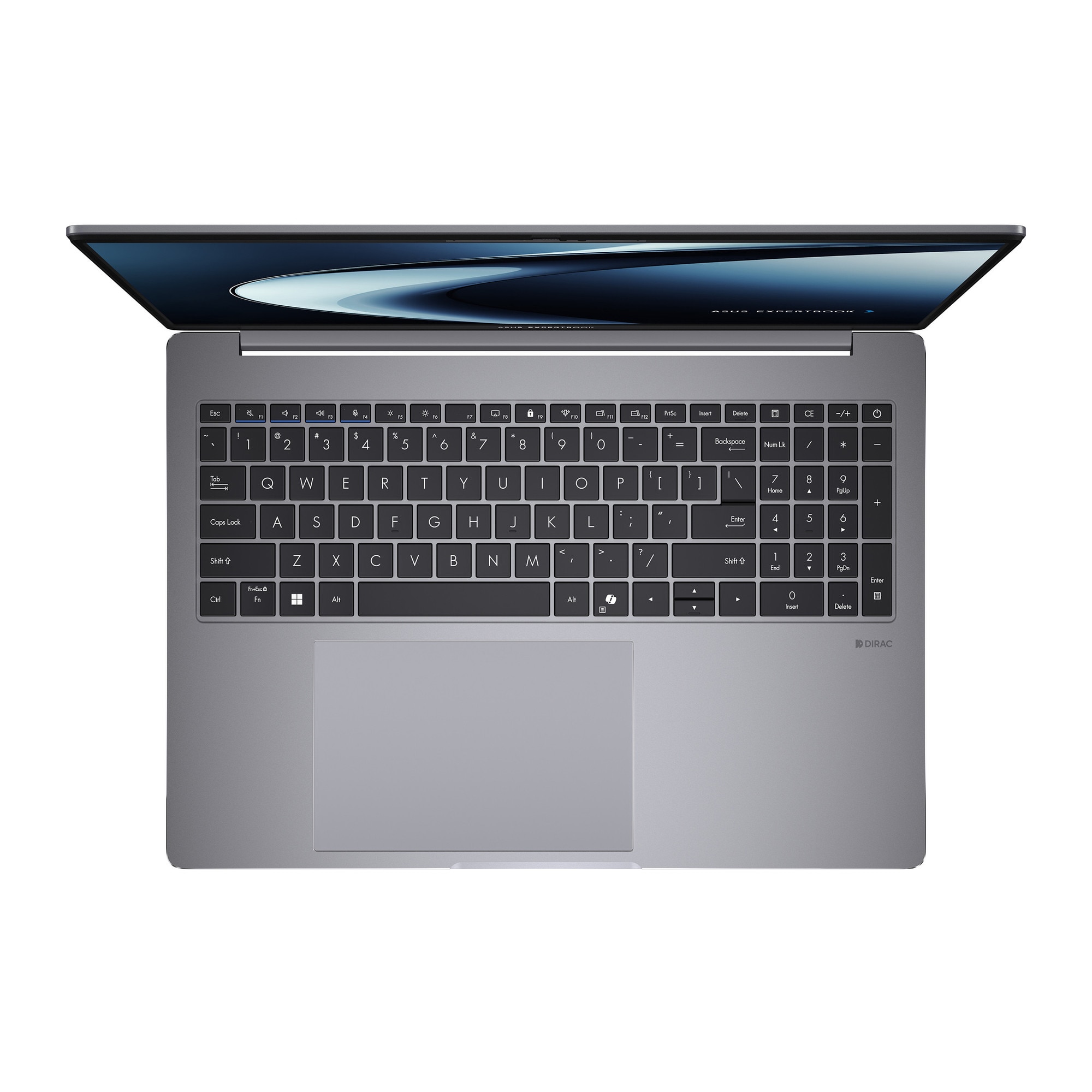 Laptop ASUS ExpertBook P3 PM3606CKA cu procesor AMD Ryzen™AI 5 330 pana la 4.5GHz, 16'', WUXGA, 16GB DDR5 RAM, 512GB SSD, AMD Radeon™ Graphics, Windows 11 Pro, Misty Grey