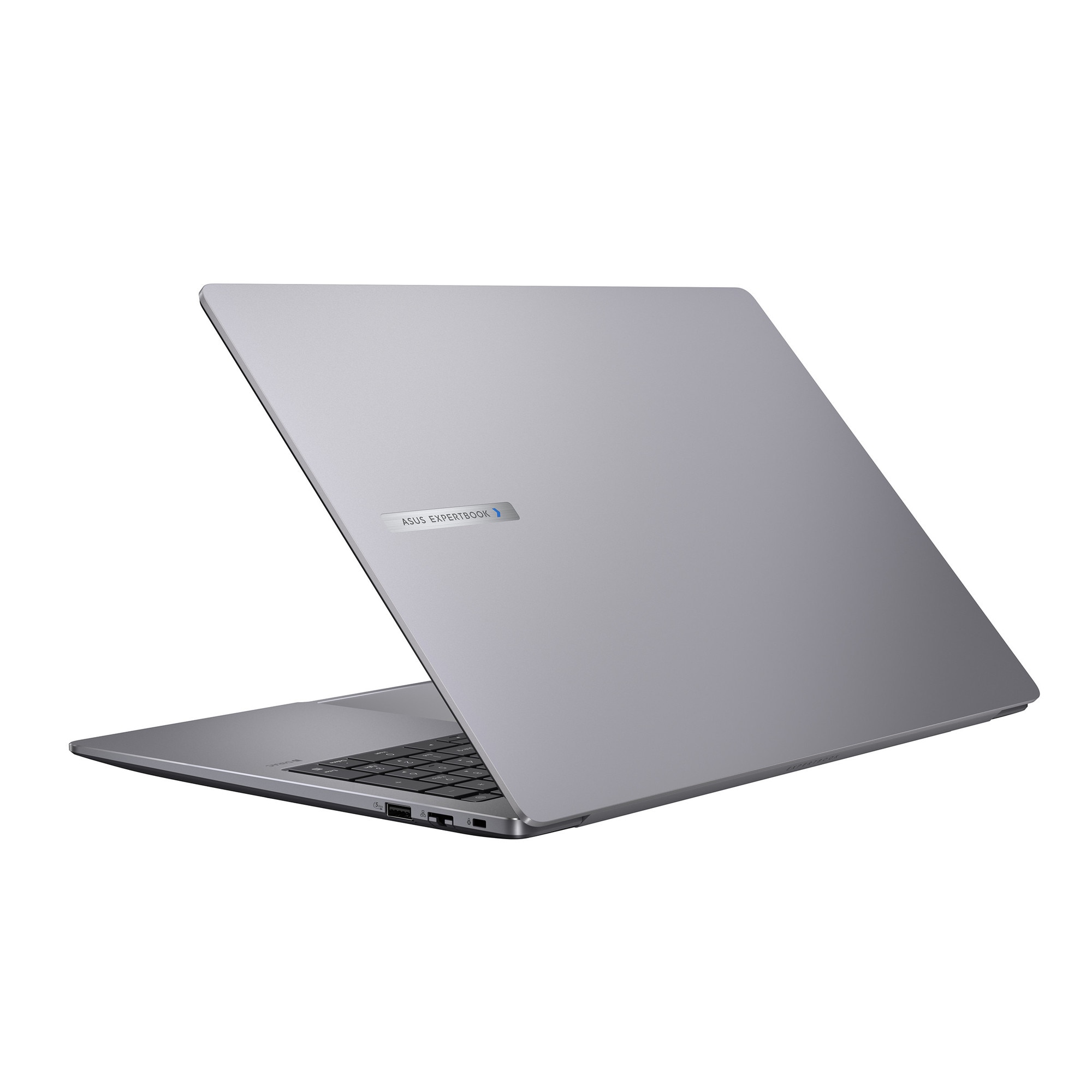 Laptop ASUS ExpertBook P3 PM3606CKA cu procesor AMD Ryzen™AI 5 330 pana la 4.5GHz, 16'', WUXGA, 16GB DDR5 RAM, 512GB SSD, AMD Radeon™ Graphics, Windows 11 Pro, Misty Grey