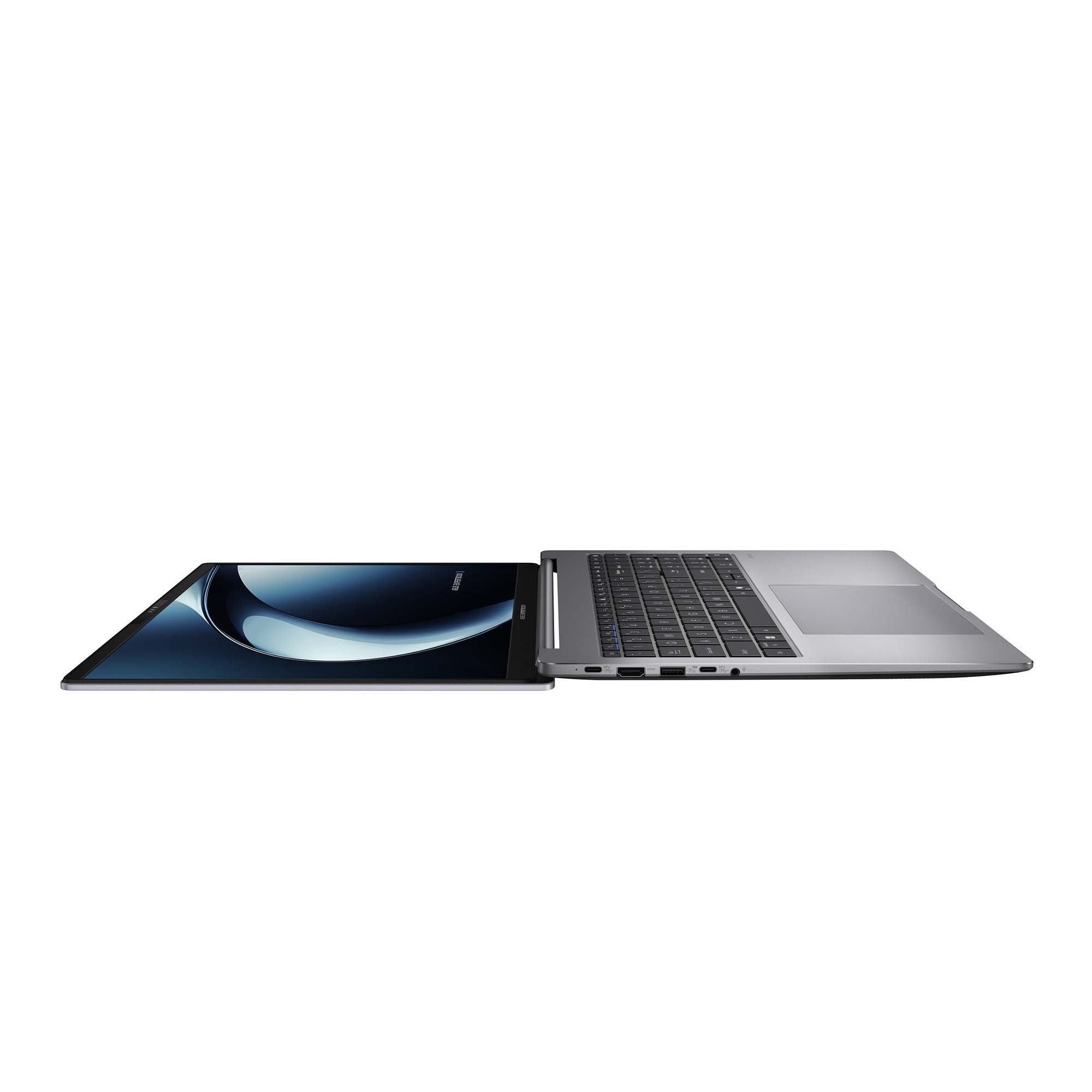 Laptop ASUS ExpertBook P3 PM3606CKA cu procesor AMD Ryzen™AI 5 330 pana la 4.5GHz, 16'', WUXGA, 16GB DDR5 RAM, 512GB SSD, AMD Radeon™ Graphics, Windows 11 Pro, Misty Grey