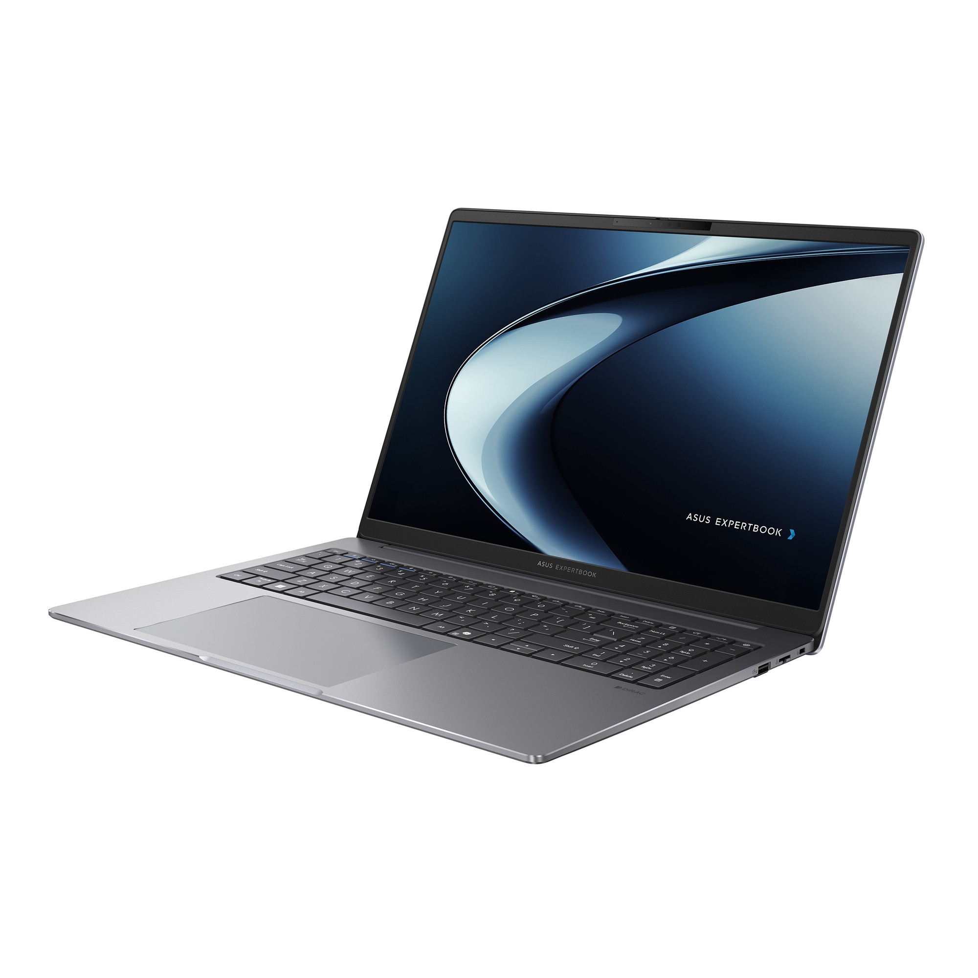 Laptop ASUS ExpertBook P3 PM3606CKA cu procesor AMD Ryzen™AI 5 330 pana la 4.5GHz, 16'', WUXGA, 16GB DDR5 RAM, 512GB SSD, AMD Radeon™ Graphics, Windows 11 Pro, Misty Grey
