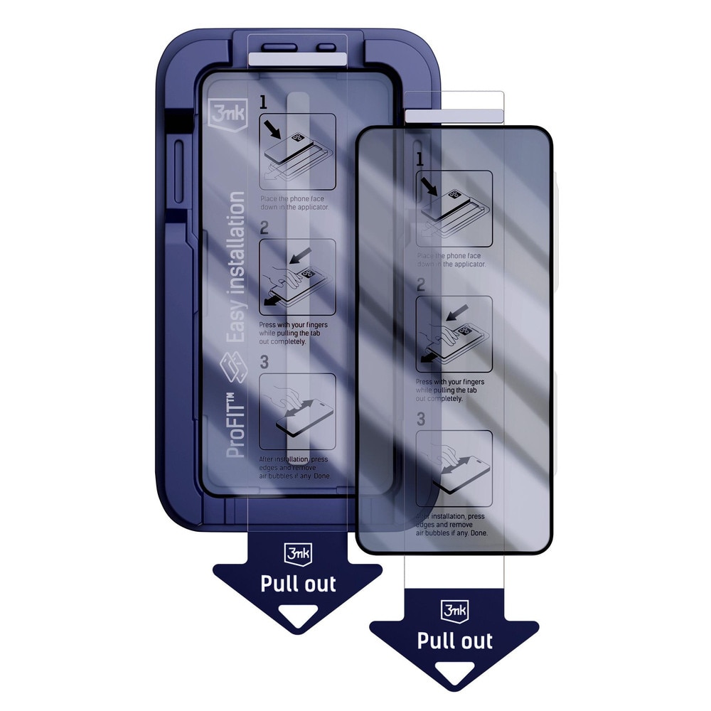 Folie sticla securizata 3mk Hardglass Max Privacy compatibila cu Samsung Galaxy S26 Ultra, Negru