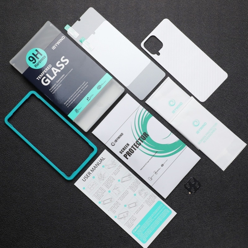 Folie Sticla Ibywind pentru Samsung Galaxy M32 4G, Pachet 2, Sticla Securizata, protectie pentru obiectiv, Montaj Usor, Duritate Militara, Ultra HD, Anti Zgarieturi, Anti Socuri