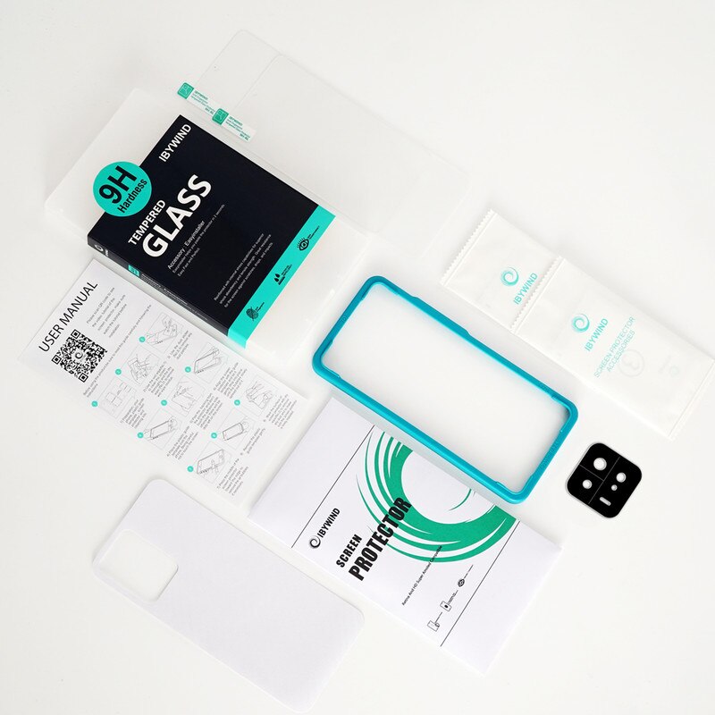 Folie Sticla Ibywind pentru Xiaomi 13 5G, Pachet 2, Sticla Securizata, protectie pentru obiectiv, Montaj Usor, Duritate Militara, Ultra HD, Anti Zgarieturi, Anti Socuri