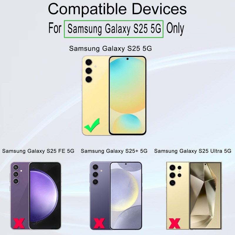 Folie Sticla Ibywind pentru Samsung Galaxy S25 5G, Pachet 2, Sticla Securizata, protectie pentru obiectiv, Montaj Usor, Duritate Militara, Ultra HD, Anti Zgarieturi, Anti Socuri