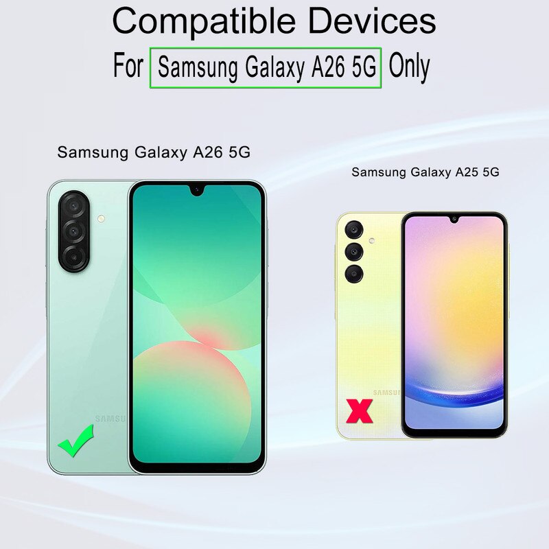Folie Sticla Ibywind pentru Samsung Galaxy A26 5G, Pachet 2, Sticla Securizata, protectie pentru obiectiv, Montaj Usor, Duritate Militara, Ultra HD, Anti Zgarieturi, Anti Socuri