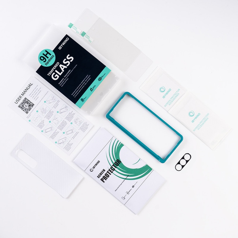 Folie Sticla Ibywind pentru Samsung Galaxy Z Fold6 5G, Pachet 2, Sticla Securizata, protectie pentru obiectiv, Montaj Usor, Duritate Militara, Ultra HD, Anti Zgarieturi, Anti Socuri