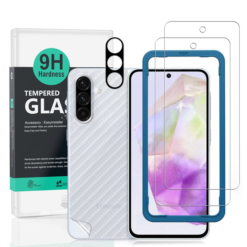 Folie Sticla Ibywind pentru Samsung Galaxy A36 5G, Pachet 2, Sticla Securizata, protectie pentru obiectiv, Montaj Usor, Duritate Militara, Ultra HD, Anti Zgarieturi, Anti Socuri