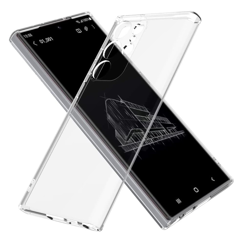 Husa Daden® Transparent Clear pentru Samsung S23 Ultra, Protectie Camera, Antisoc, Transparenta