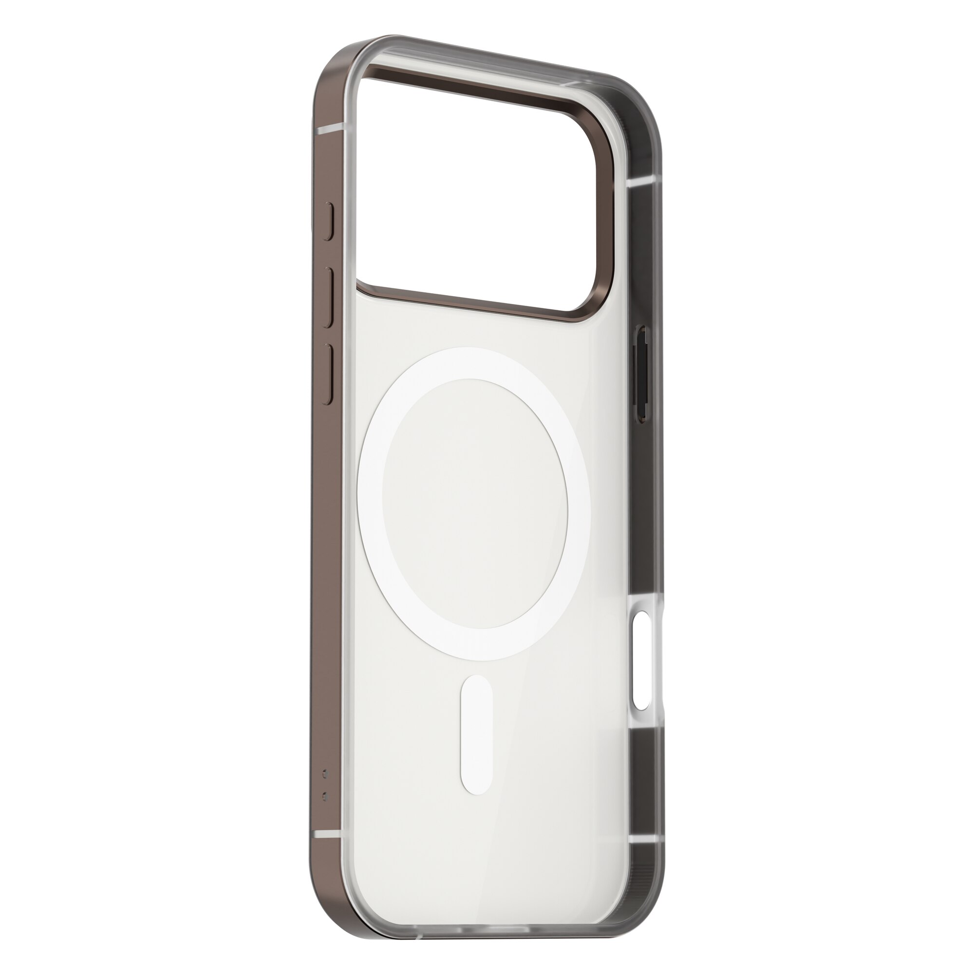 Carcasa de protectie Hybrid NOA pentru iPhone 17 Pro Max, cu spate din policarbonat, rama din TPU, Copper