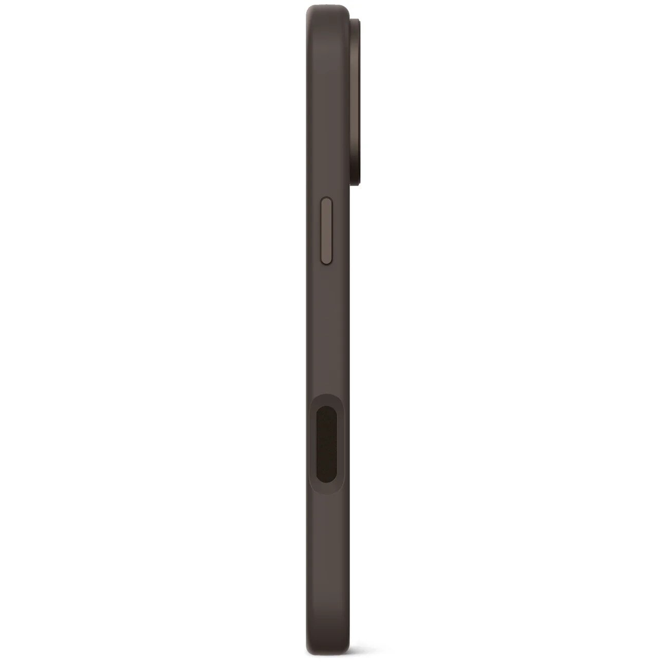 Husa din silicon Decoded compatibila MagSafe pentru iPhone 16 Plus | Phantom Black