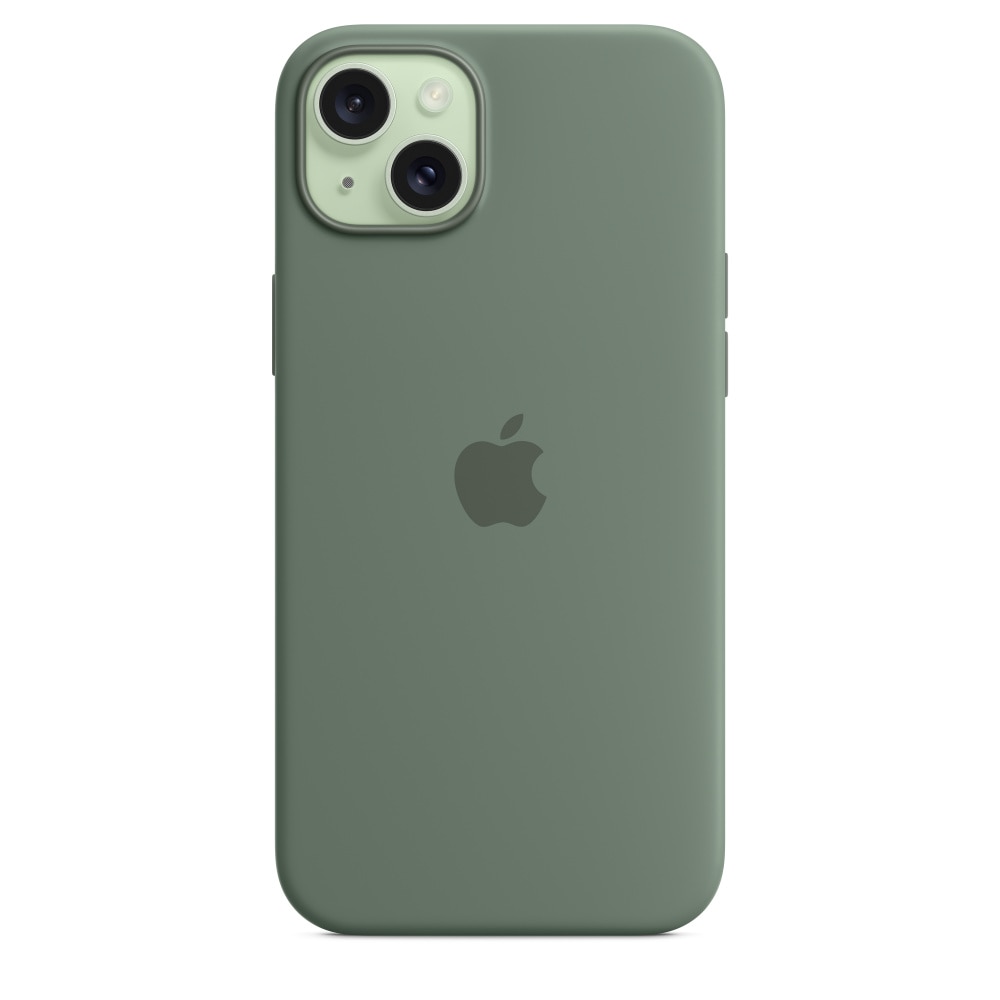 Husa de protectie Apple Silicone Case with MagSafe pentru iPhone 15 Plus, Cypress
