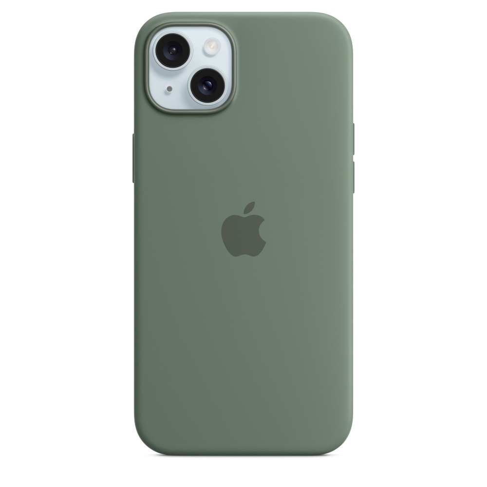 Husa de protectie Apple Silicone Case with MagSafe pentru iPhone 15 Plus, Cypress