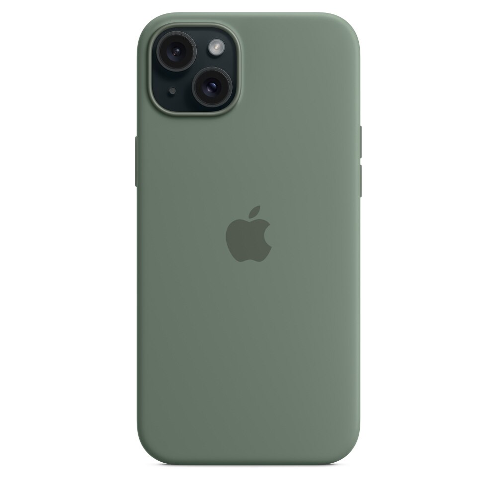 Husa de protectie Apple Silicone Case with MagSafe pentru iPhone 15 Plus, Cypress