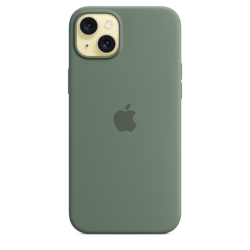 Husa de protectie Apple Silicone Case with MagSafe pentru iPhone 15 Plus, Cypress