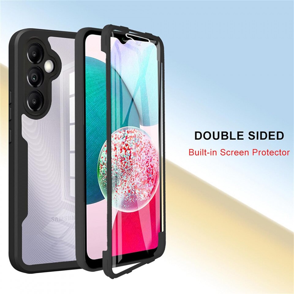 [Pachet 360°] Husa + Folie pentru Samsung Galaxy A25 5G, SKDR ColorShield 360° - Mov