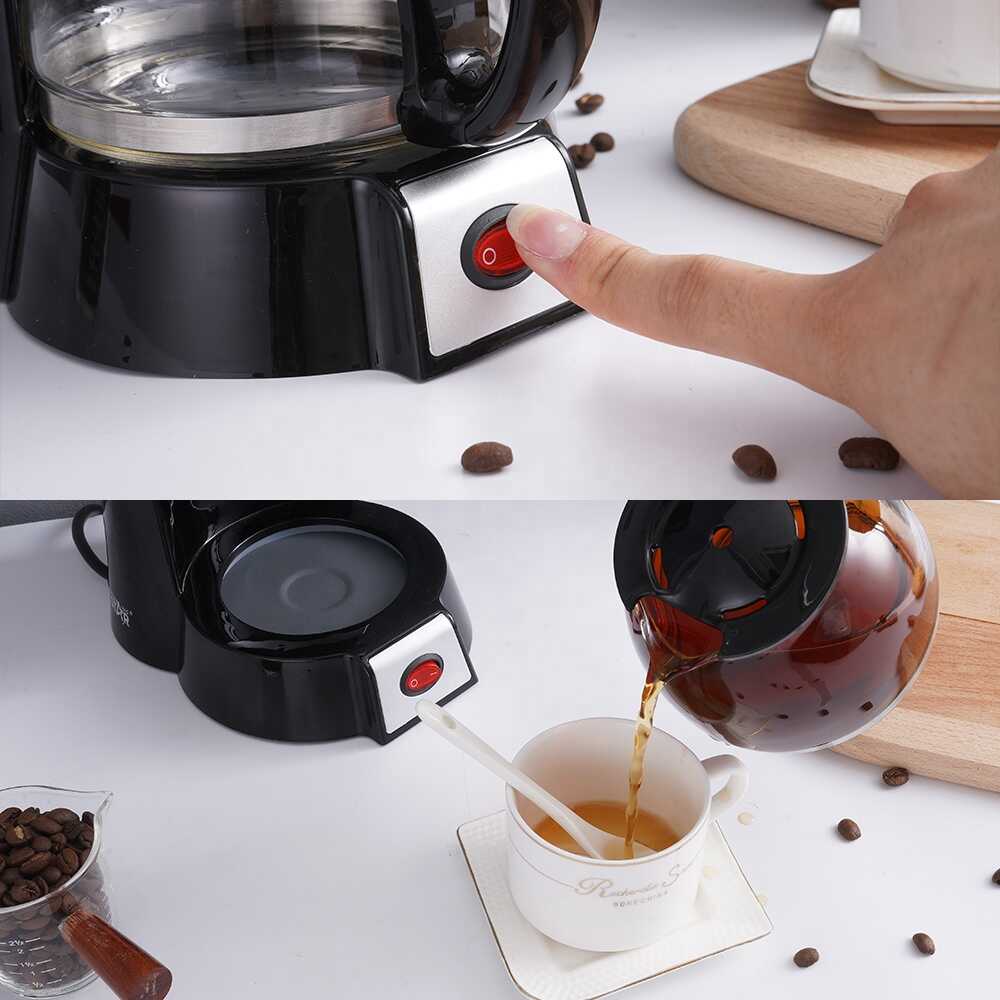 Cafetieră și Ceainic prin Picurare, WINNING STAR ST-9711 600ml, Negru