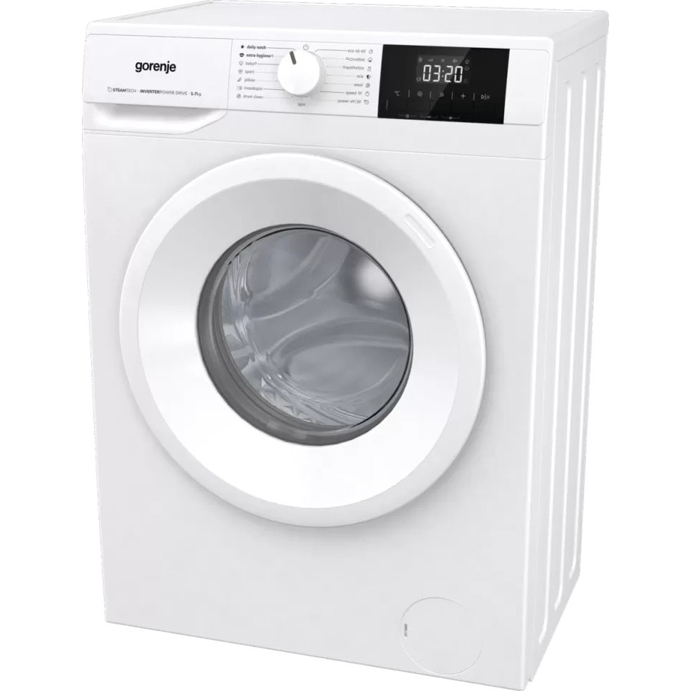 Masina de spalat rufe Gorenje WNGPI72SBS, Slim, 7kg, 1200 rpm, Clasa B, Alba