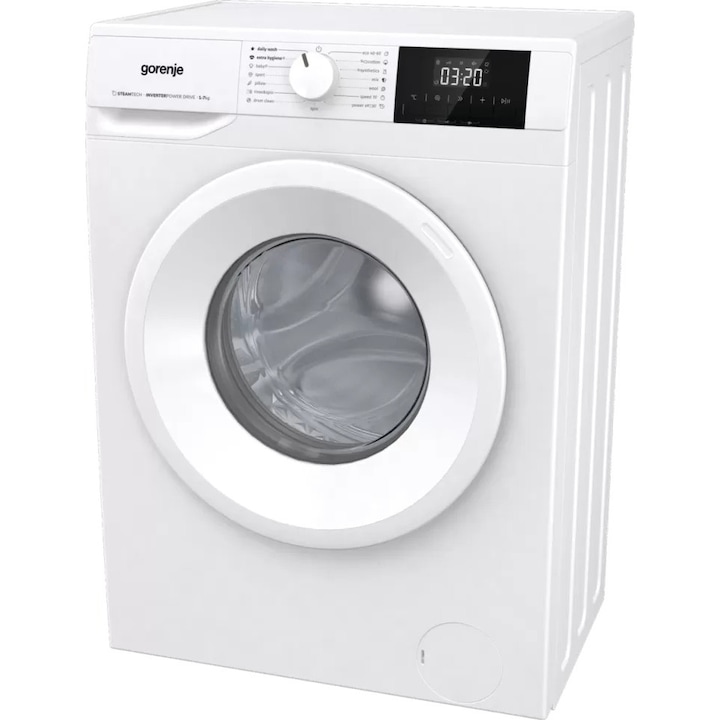 Masina de spalat rufe Gorenje WNGPI72SBS, Slim, 7kg, 1200 rpm, Clasa B, Alba