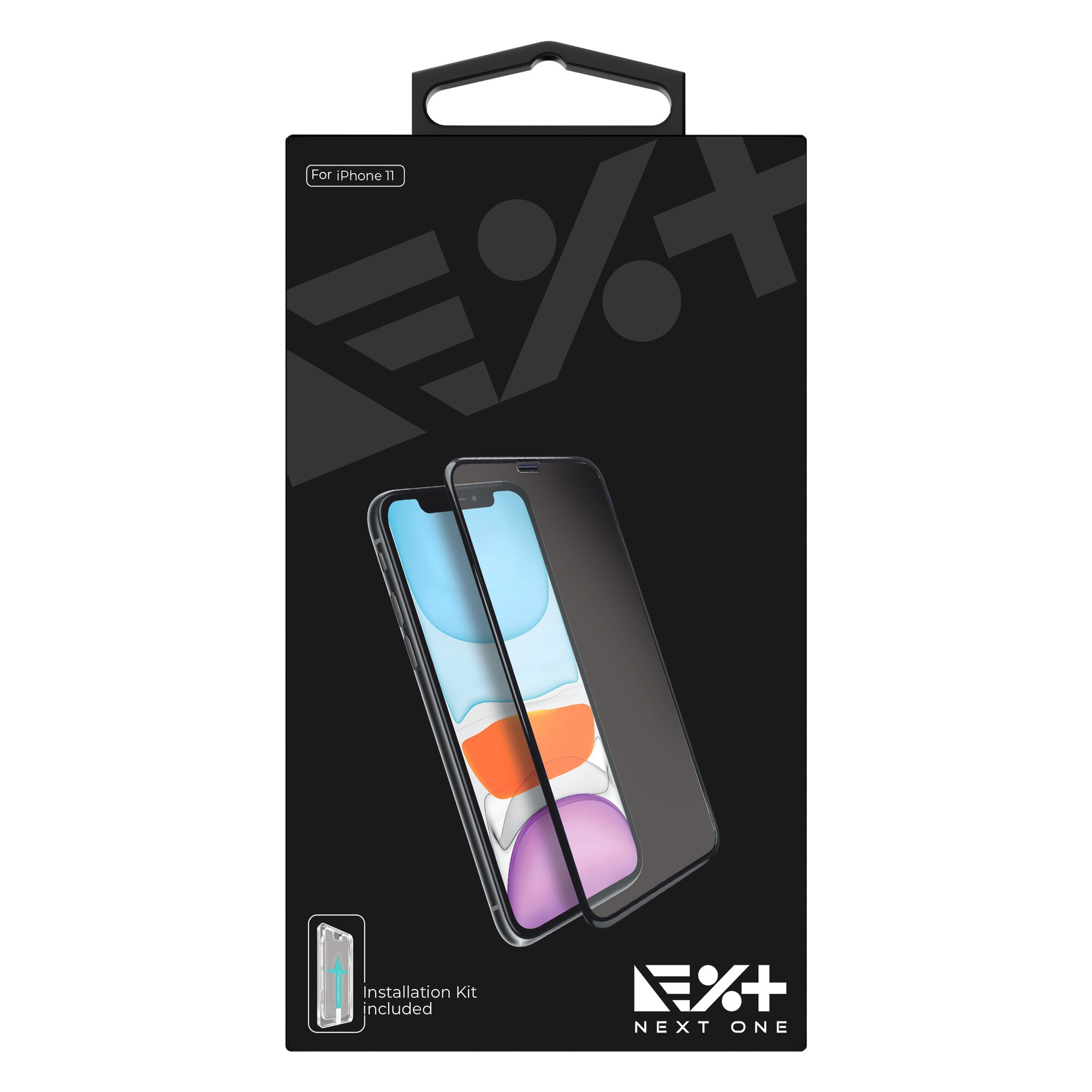 Folie de protectie 3D Privacy din sticla NEXT ONE pentru iPhone 11