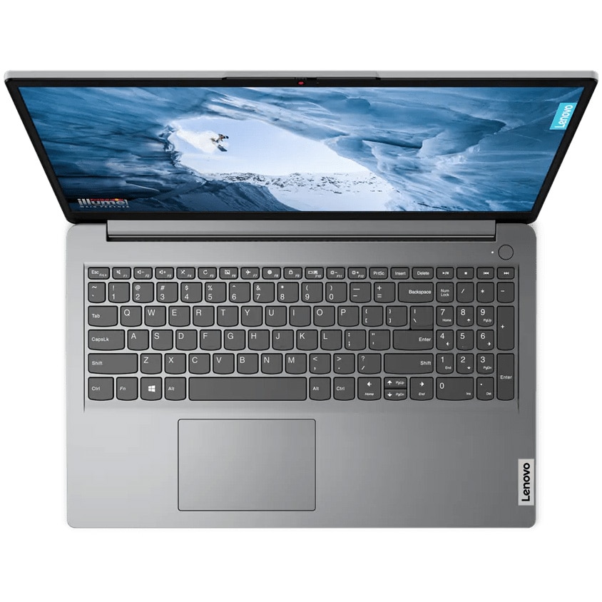 Laptop Lenovo IdeaPad 1 15IJL7 cu procesor Intel® Celeron® N4500 pana la 2.8GHz, 15.6" Full HD, 8GB DDR4, 256GB SSD, Intel® UHD Graphics, No OS, Cloud Grey