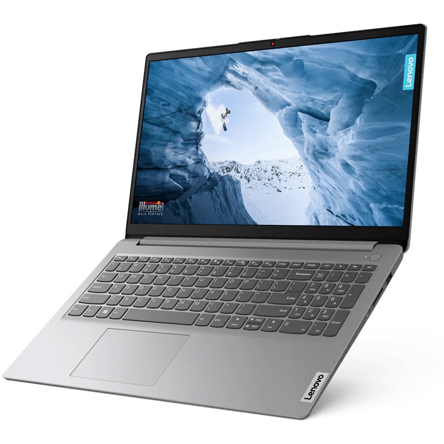 Laptop Lenovo IdeaPad 1 15IJL7 cu procesor Intel® Celeron® N4500 pana la 2.8GHz, 15.6" Full HD, 8GB DDR4, 256GB SSD, Intel® UHD Graphics, No OS, Cloud Grey