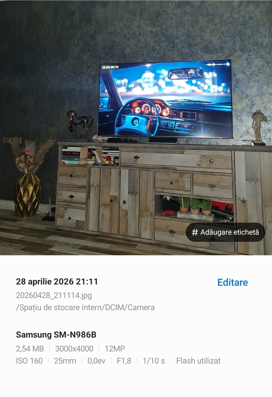 Telefon mobil Samsung Galaxy S26 Ultra, 16GB RAM, 1TB, 5G, Silver Shadow