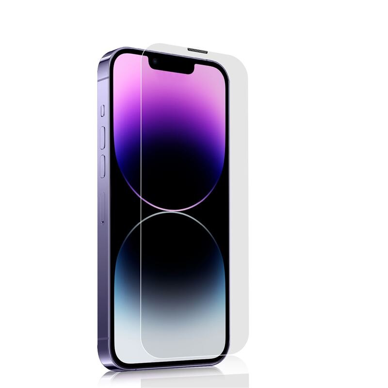 Set 2 folii sticla transparente cu sistem de montare Mobile Origin Screen Guard compatibil cu iPhone 14 Plus / 13 Pro Max