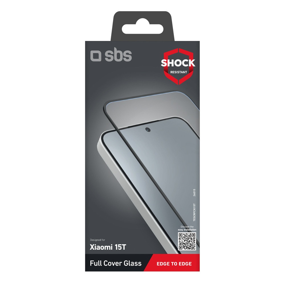 Folie sticla securizata SBS Full Cover compatibila cu Xiaomi 15T, Negru