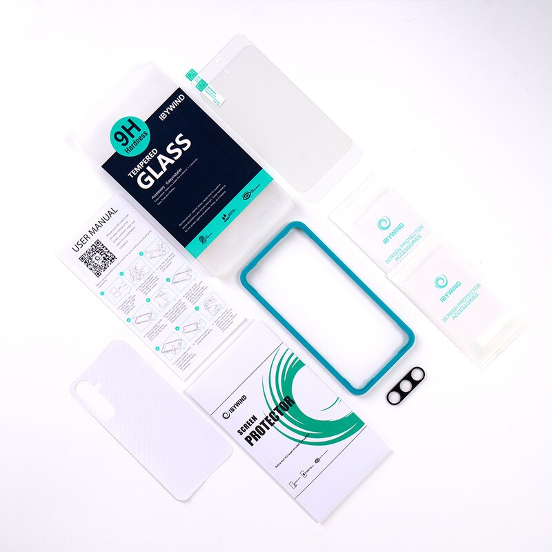 Folie Sticla Ibywind pentru Samsung Galaxy A54 5G, Pachet 2, Sticla Securizata, protectie pentru obiectiv, Montaj Usor, Duritate Militara, Ultra HD, Anti Zgarieturi, Anti Socuri
