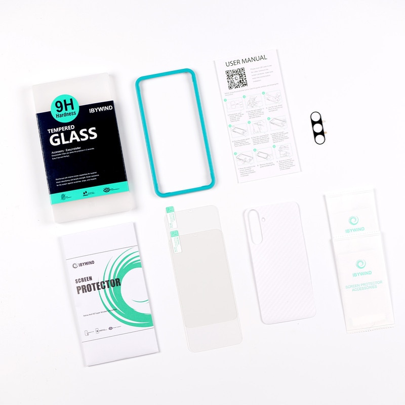 Folie Sticla Ibywind pentru Samsung Galaxy A35 5G, Pachet 2, Sticla Securizata, protectie pentru obiectiv, Montaj Usor, Duritate Militara, Ultra HD, Anti Zgarieturi, Anti Socuri