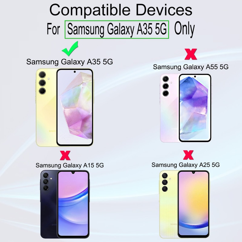 Folie Sticla Ibywind pentru Samsung Galaxy A35 5G, Pachet 2, Sticla Securizata, protectie pentru obiectiv, Montaj Usor, Duritate Militara, Ultra HD, Anti Zgarieturi, Anti Socuri