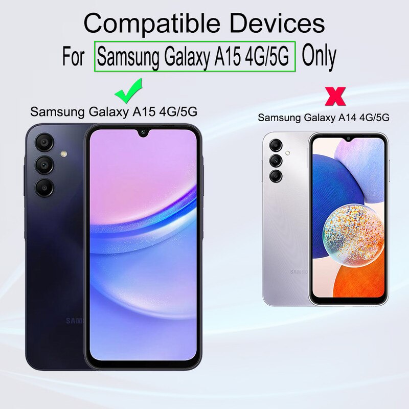 Folie Sticla Ibywind pentru Samsung Galaxy A15 4G/5G, Pachet 2, Sticla Securizata, protectie pentru obiectiv, Montaj Usor, Duritate Militara, Ultra HD, Anti Zgarieturi, Anti Socuri