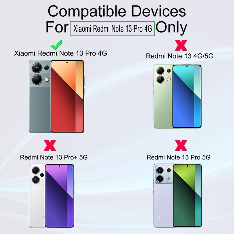Folie Sticla Ibywind pentru Xiaomi Redmi Note 13 Pro 4G, Pachet 2, Sticla Securizata, protectie pentru obiectiv, Montaj Usor, Duritate Militara, Ultra HD, Anti Zgarieturi, Anti Socuri
