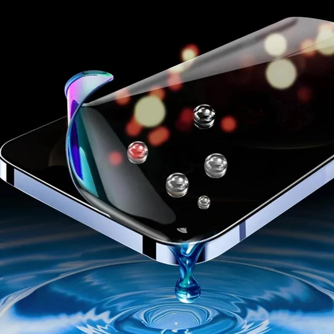Folie Silicon Lemontti Privacy compatibila cu Xiaomi 14 Pro