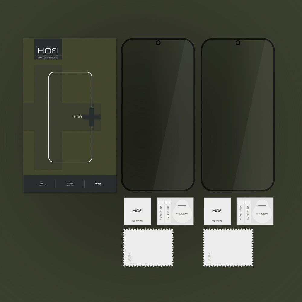 Set 2 folii sticla HOFI Anti Spy 9H compatibil cu Samsung Galaxy S24 FE Privacy