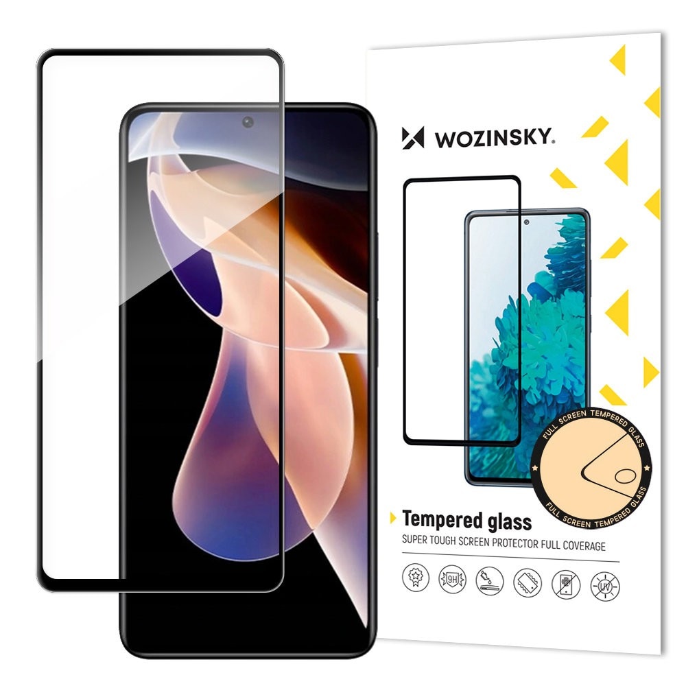 Protector de sticla, Wozinsky, pentru Xiaomi Redmi Note 11 Pro, Negru