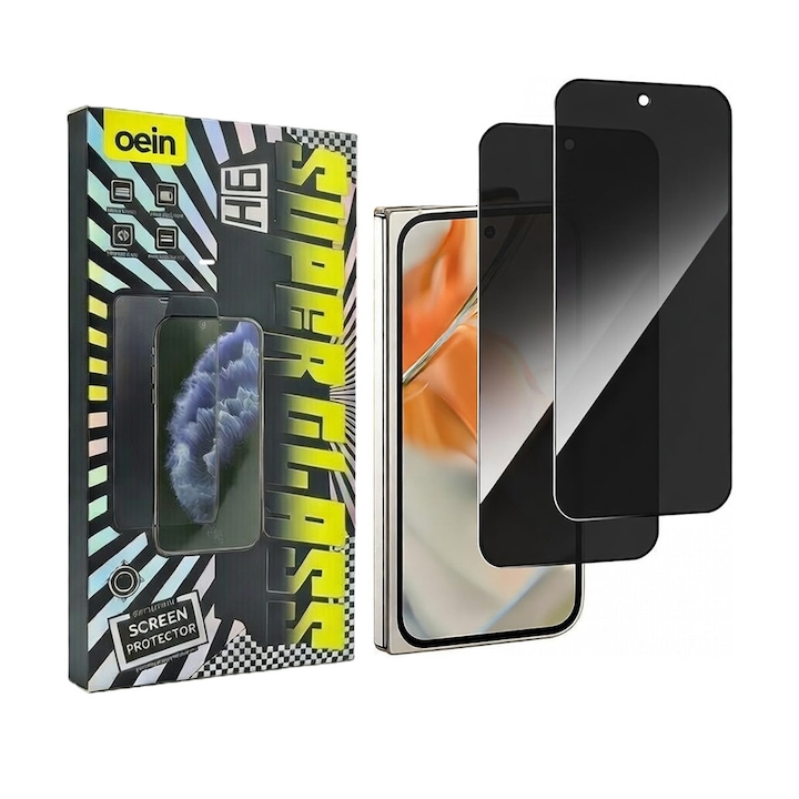 Set 2 folii de protectie compatibile cu Google Pixel 9 Pro, 9H, transparent, 2.5D